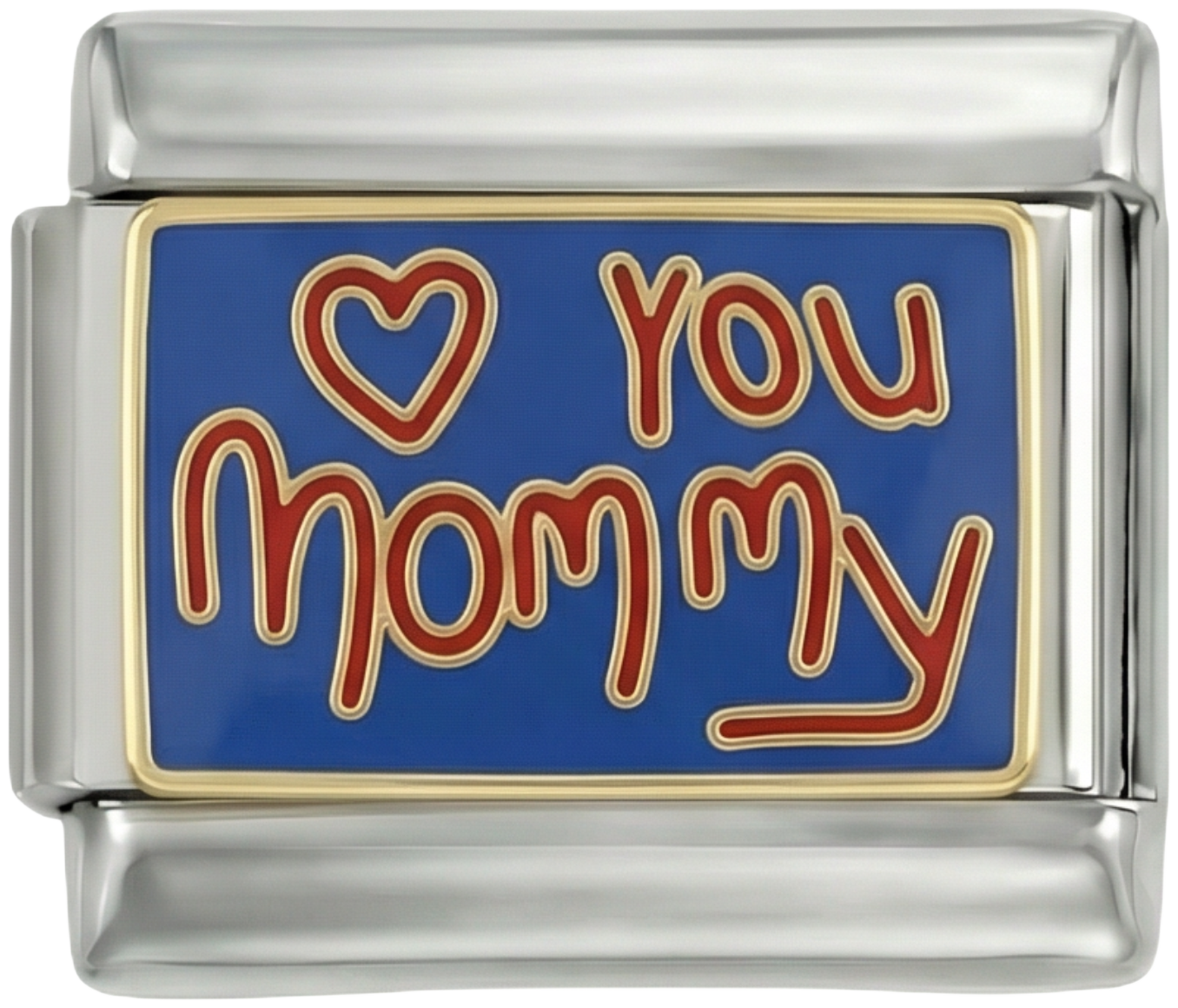 Blue Plate, I Love You Mommy, on Silver - Blue-Plate-I-Love-You-Mommy-on-Silver.png