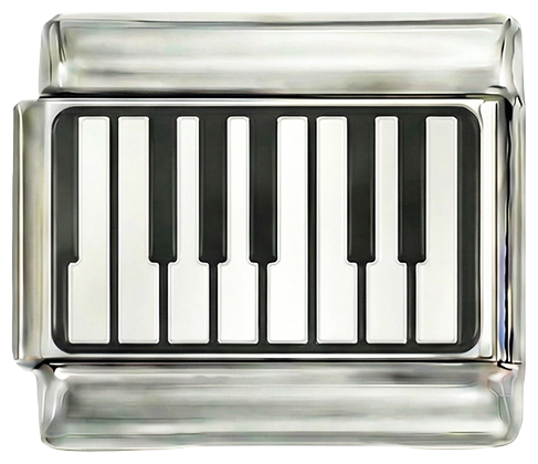 Pianoforte, in argento