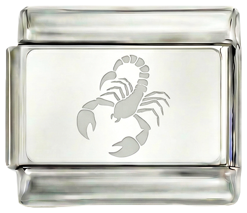 Scorpion, en argent