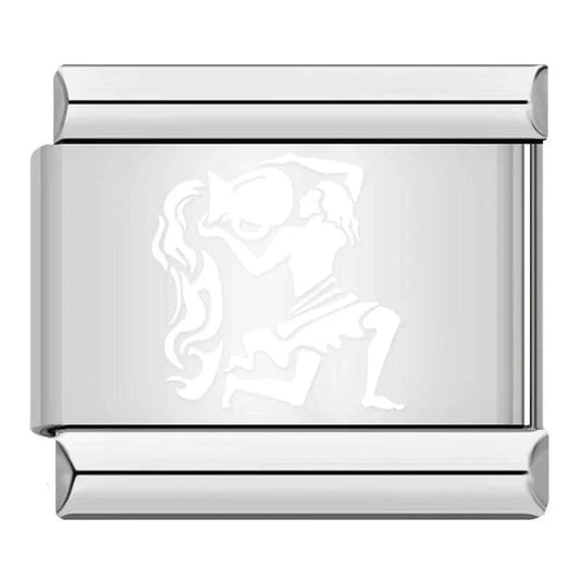 Aquarius, on Silver - Charms Official