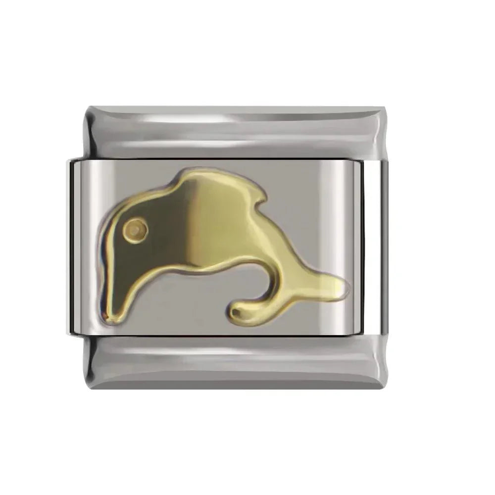 Gold Dolphin - Charms Official