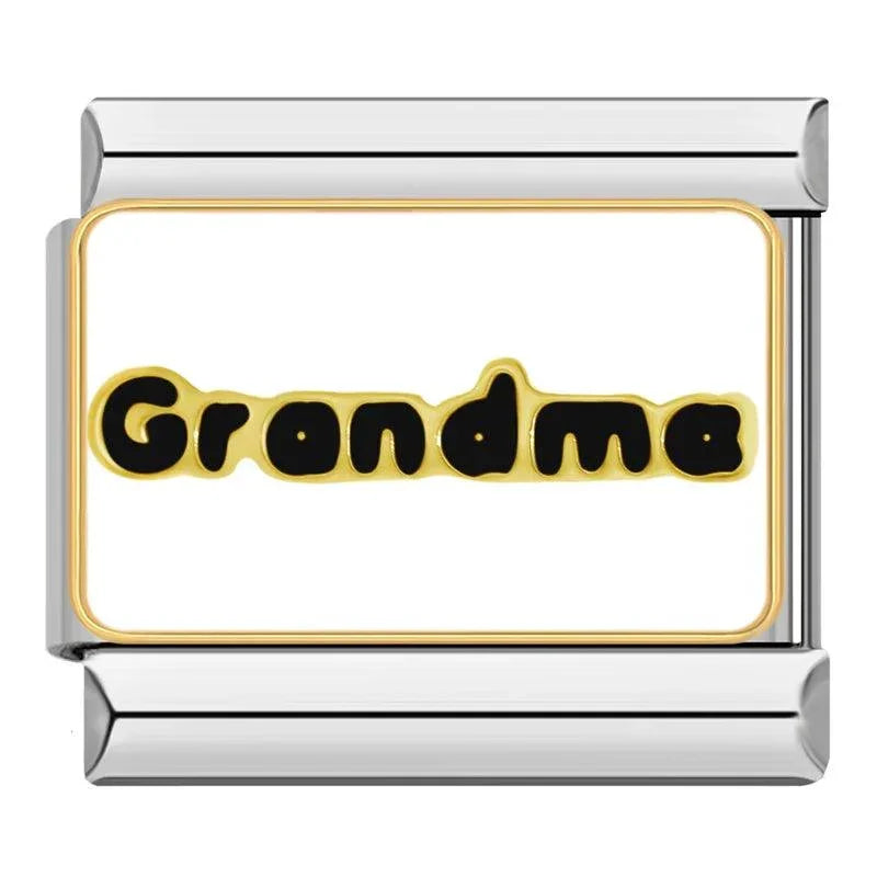 GrandMa, on Silver - Charms Official