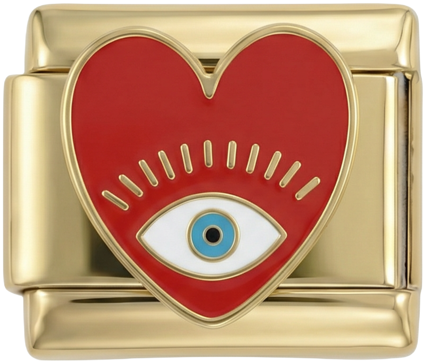 Red Heart with Blue Eye on Gold - red-heart-with-blue-eye-on-gold.png