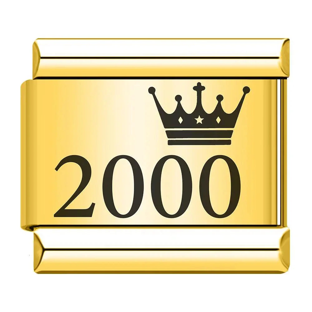 Year 2000, on Gold - Charms Official