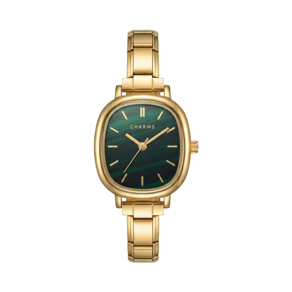 Montre Capri or – édition cadran émeraude