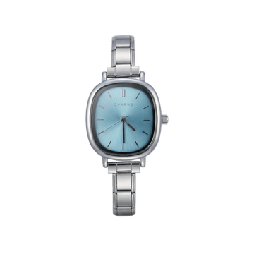 Montre Capri argent – édition cadran bleu
