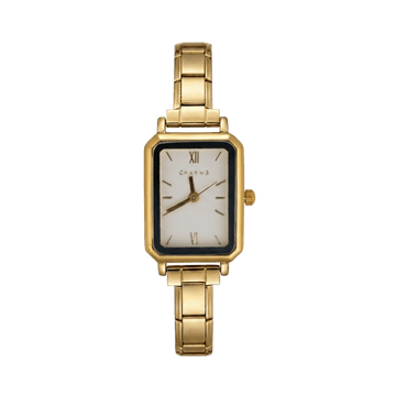 Montre Como or – édition cadran blanc