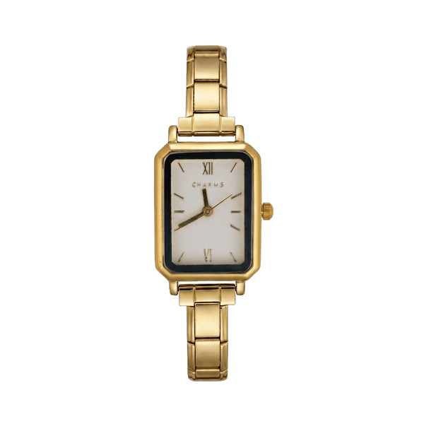 Montre Como or – édition cadran blanc