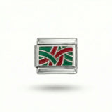 W-C vert et rouge