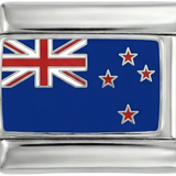 Drapeau de la Nouvelle-Zélande, sur argent