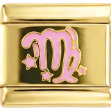 Virgo Rose sur Or