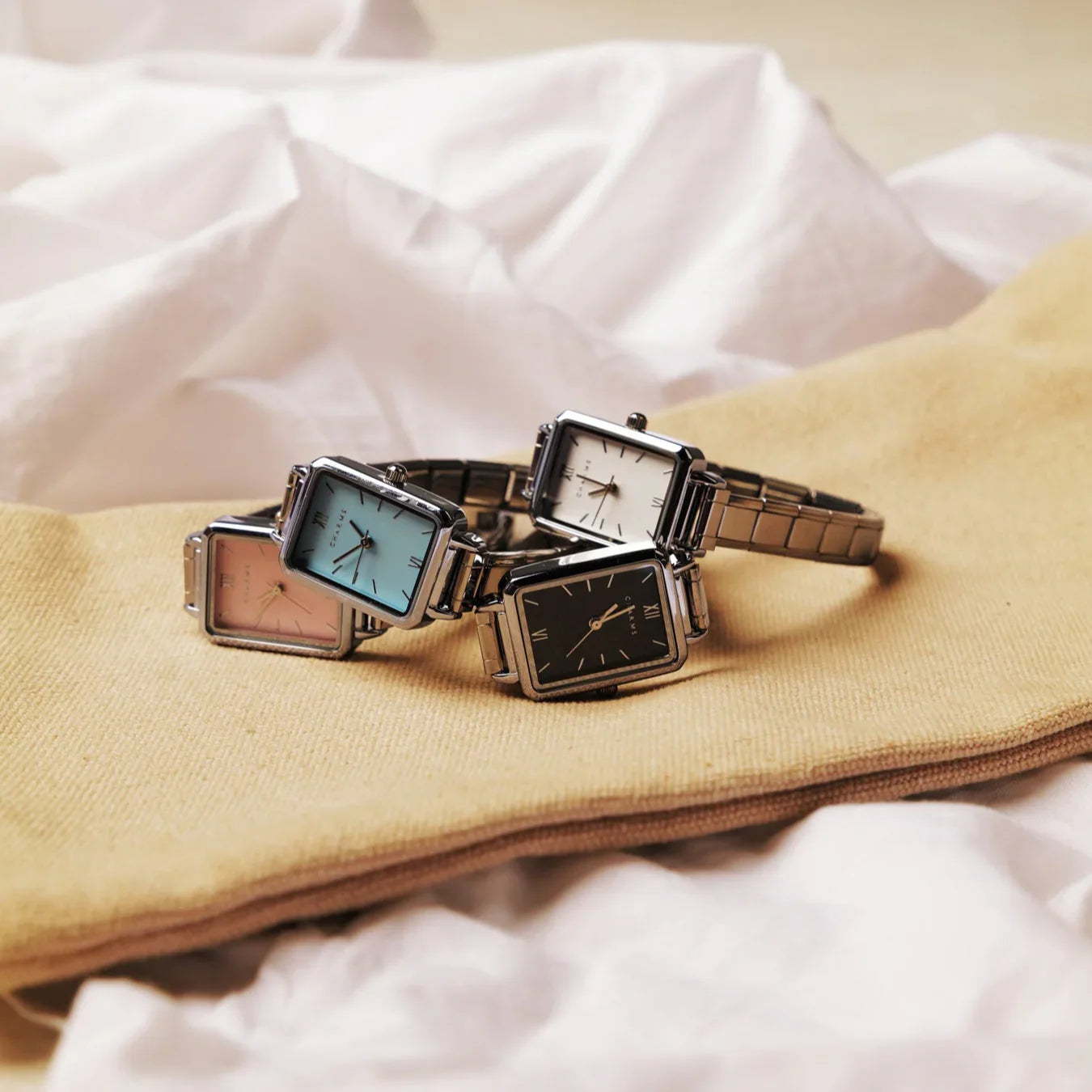 Como – Édition argentée cadran bleu