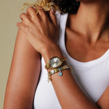 Montre Capri en or – Édition cadran blanc