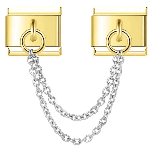 Double Linked Charms, Gold - Charms Official