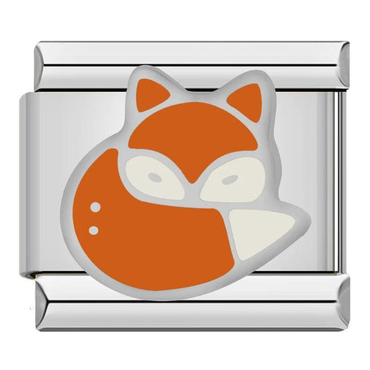 Fox, on Silver - Charms Official