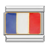 Drapeau de la France, sur argent