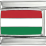 Ungarn Flagge, auf Silber