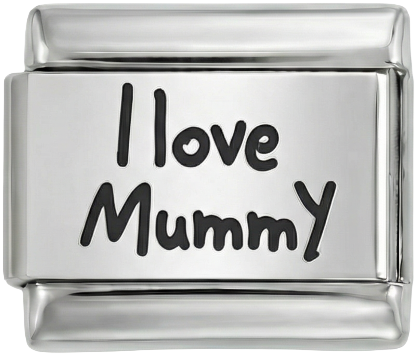 I Love Mummy, on Silver - i-love-mummy-on-silver.png