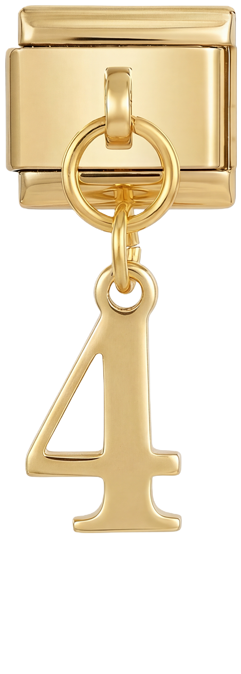 Number 4, Hanging, on Gold - number-4-hanging-on-gold.png