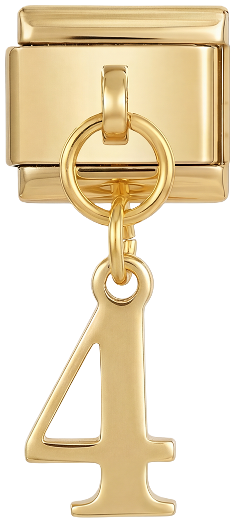 Number 4, Hanging, on Gold - number-4-hanging-on-gold.png