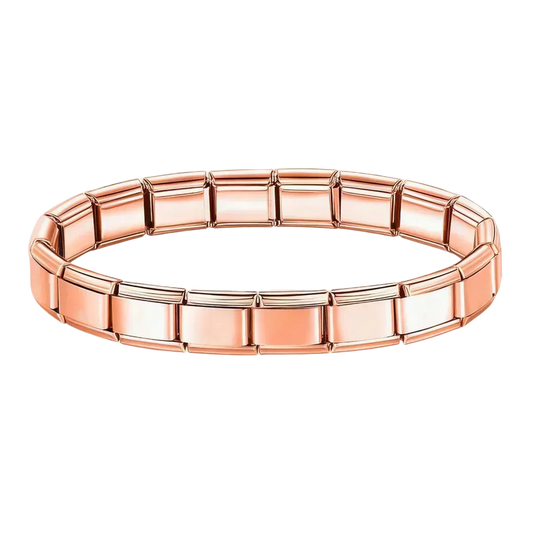 Charms-armband roségoud